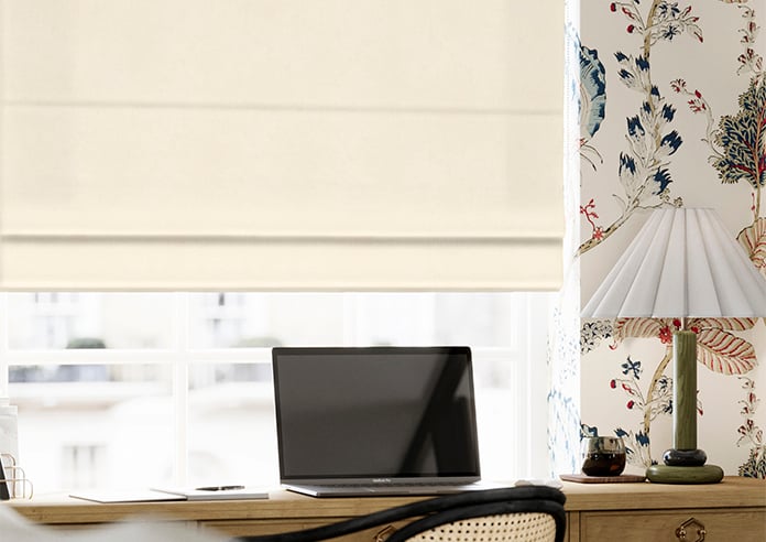 Faux Suede, Parchment - Roman Blind - Image 5